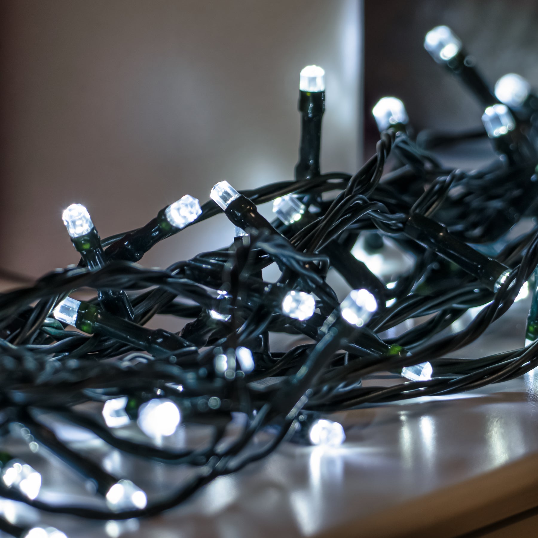 White LED Multi-Function Christmas String Lights - 120, 240, 360, 480 ...