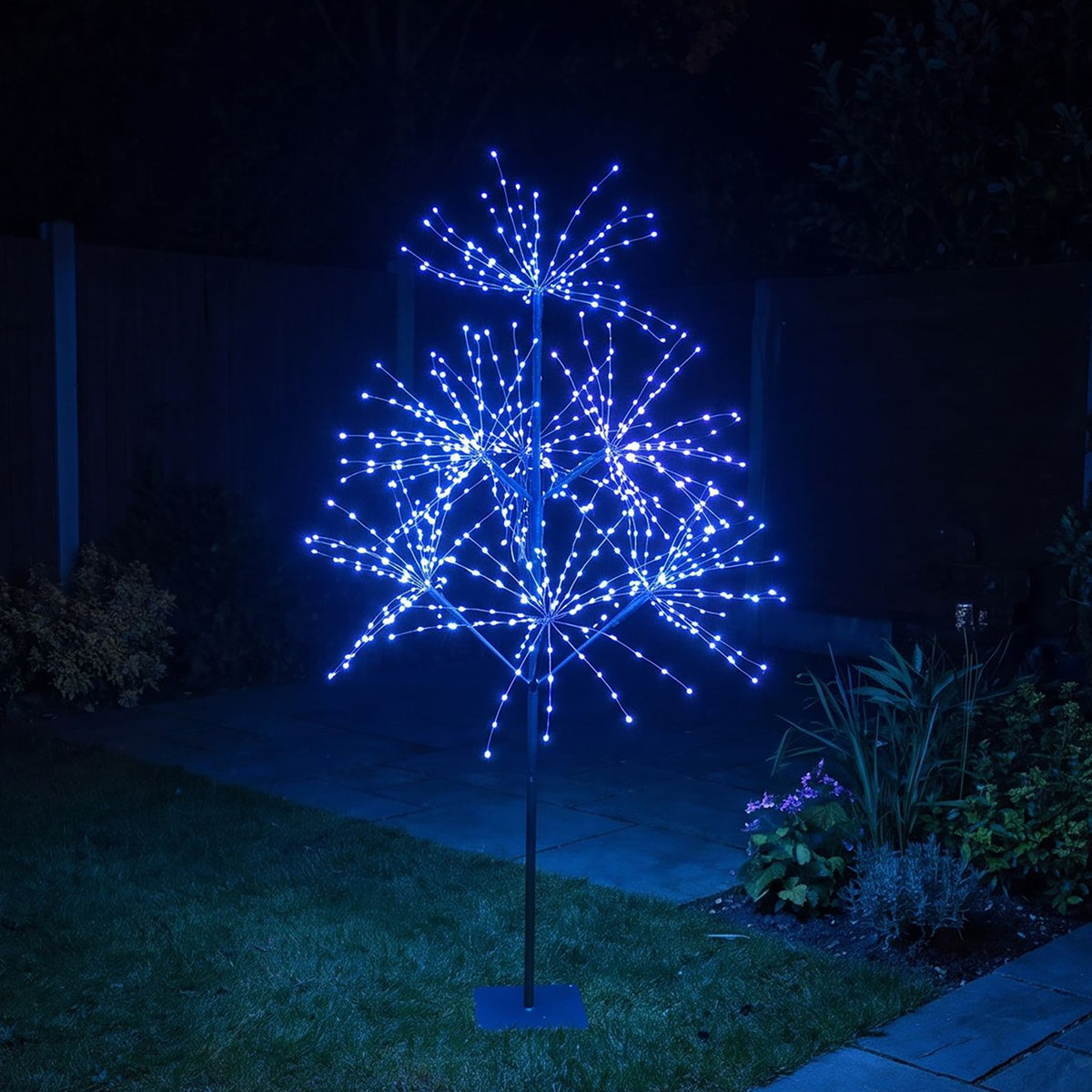 5ft (1.5m) Light Up LED Firework Artificial Christmas Tree with APP control