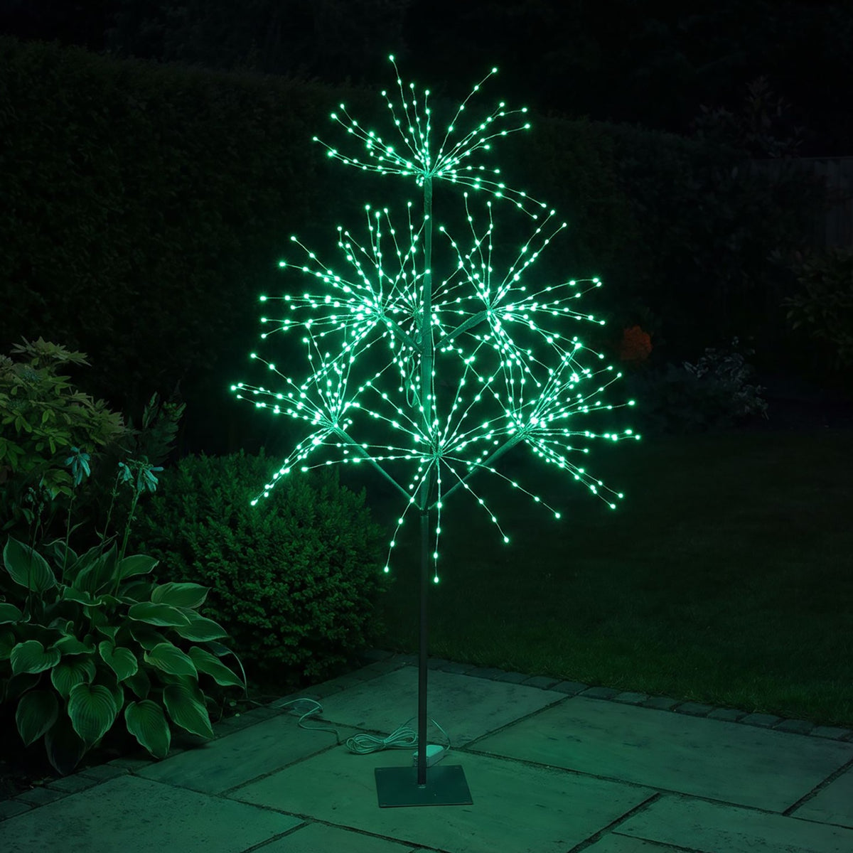 5ft (1.5m) Light Up LED Firework Artificial Christmas Tree with APP control