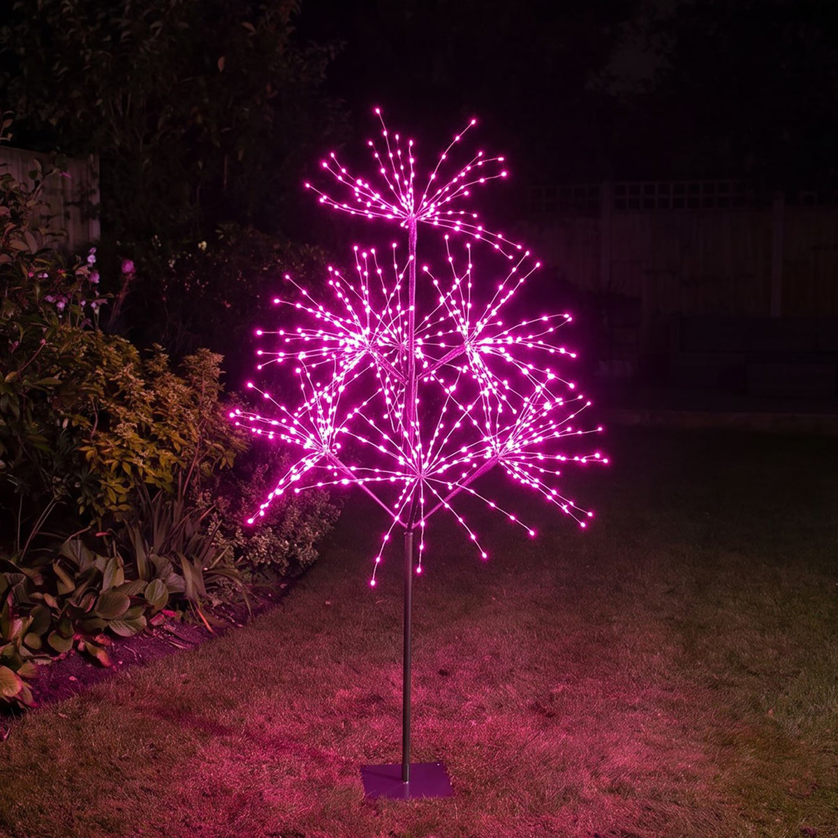 5ft (1.5m) Light Up LED Firework Artificial Christmas Tree with APP control