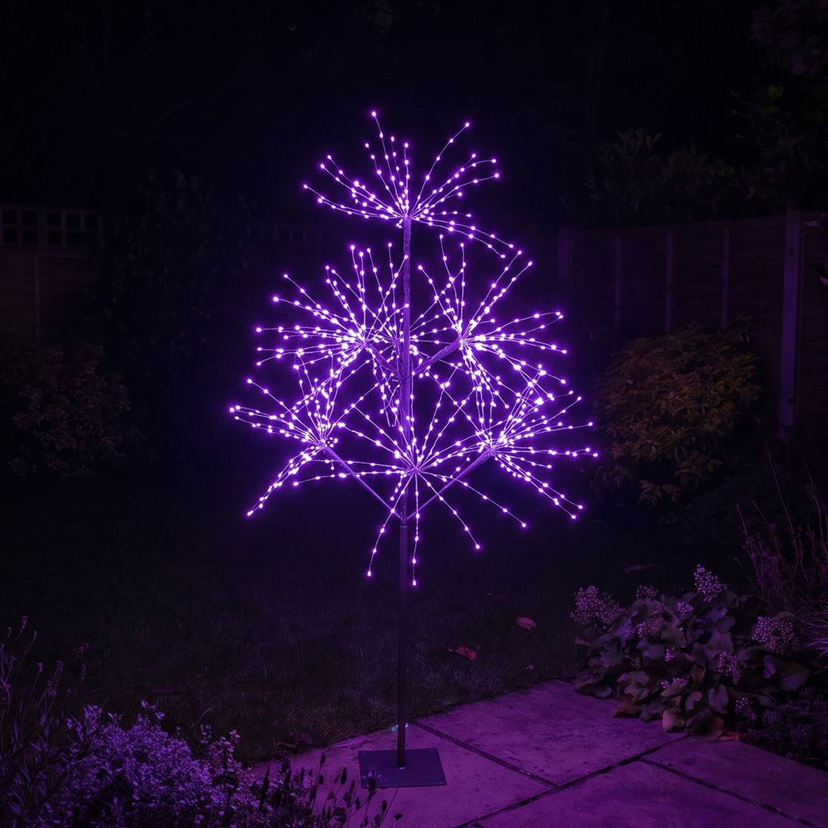 5ft (1.5m) Light Up LED Firework Artificial Christmas Tree with APP control