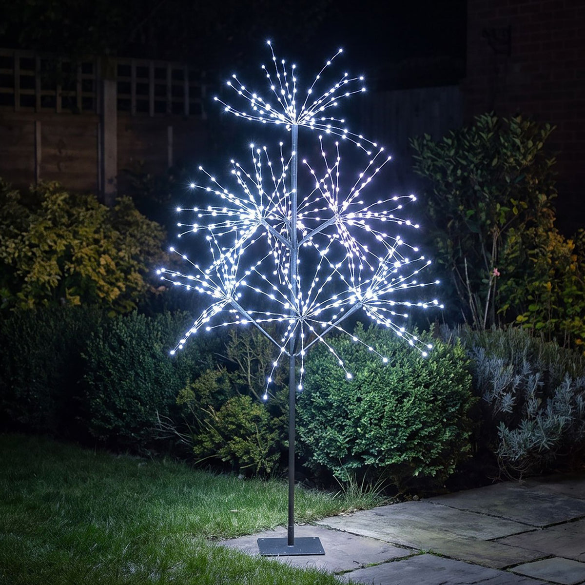 5ft (1.5m) Light Up LED Firework Artificial Christmas Tree with APP control