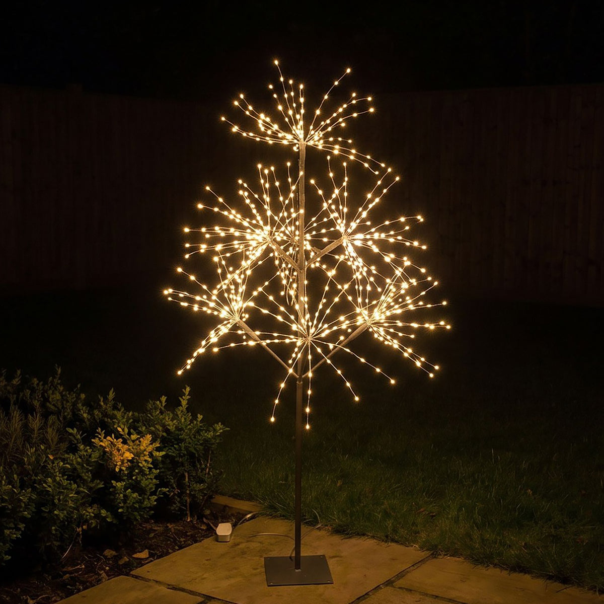 5ft (1.5m) Light Up LED Firework Artificial Christmas Tree with APP control