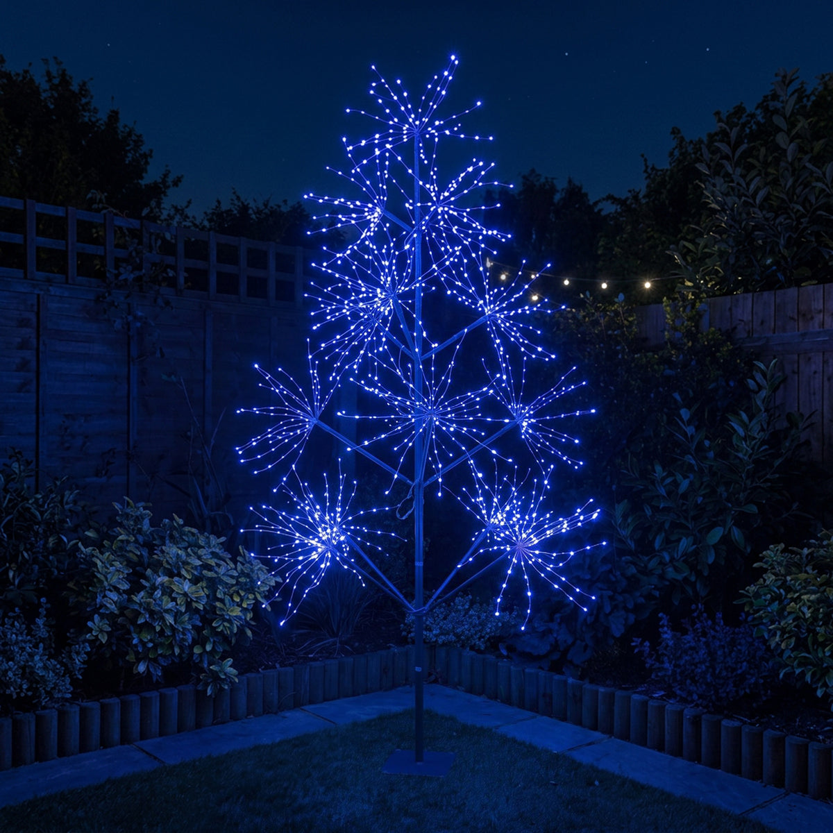 7ft (2.1m) Light Up LED Firework Artificial Christmas Tree with APP control