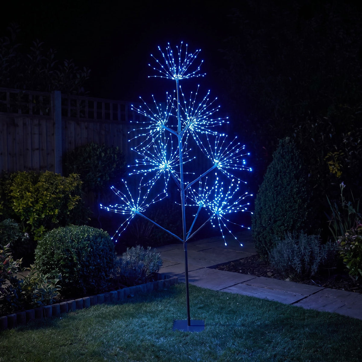 6ft (1.8m) Light Up LED Firework Artificial Christmas Tree with APP control
