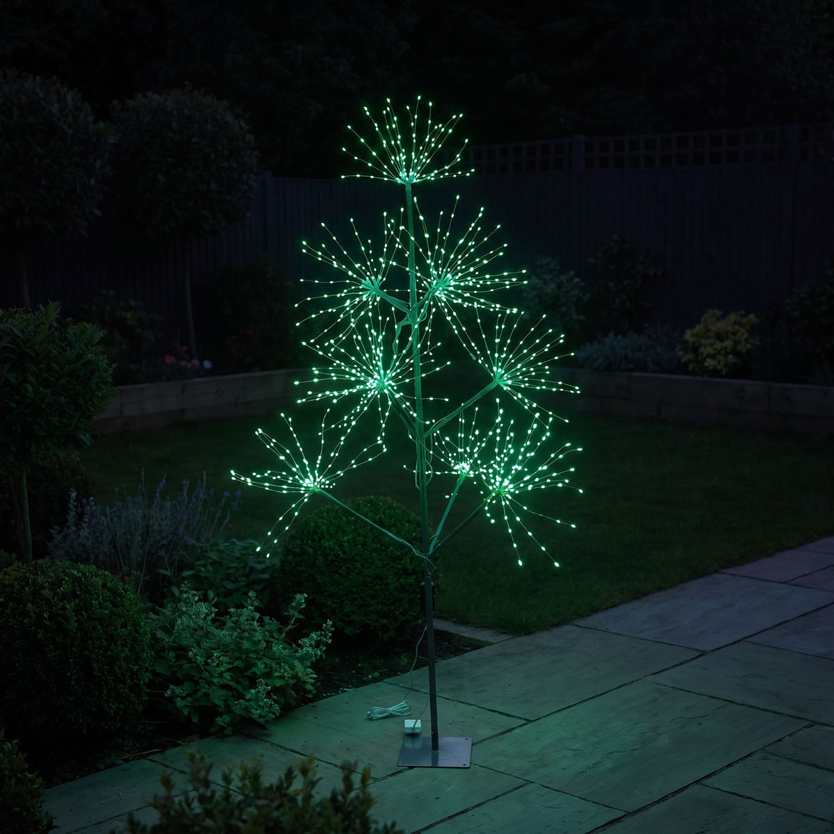 6ft (1.8m) Light Up LED Firework Artificial Christmas Tree with APP control