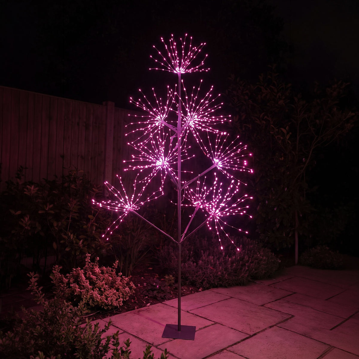 6ft (1.8m) Light Up LED Firework Artificial Christmas Tree with APP control
