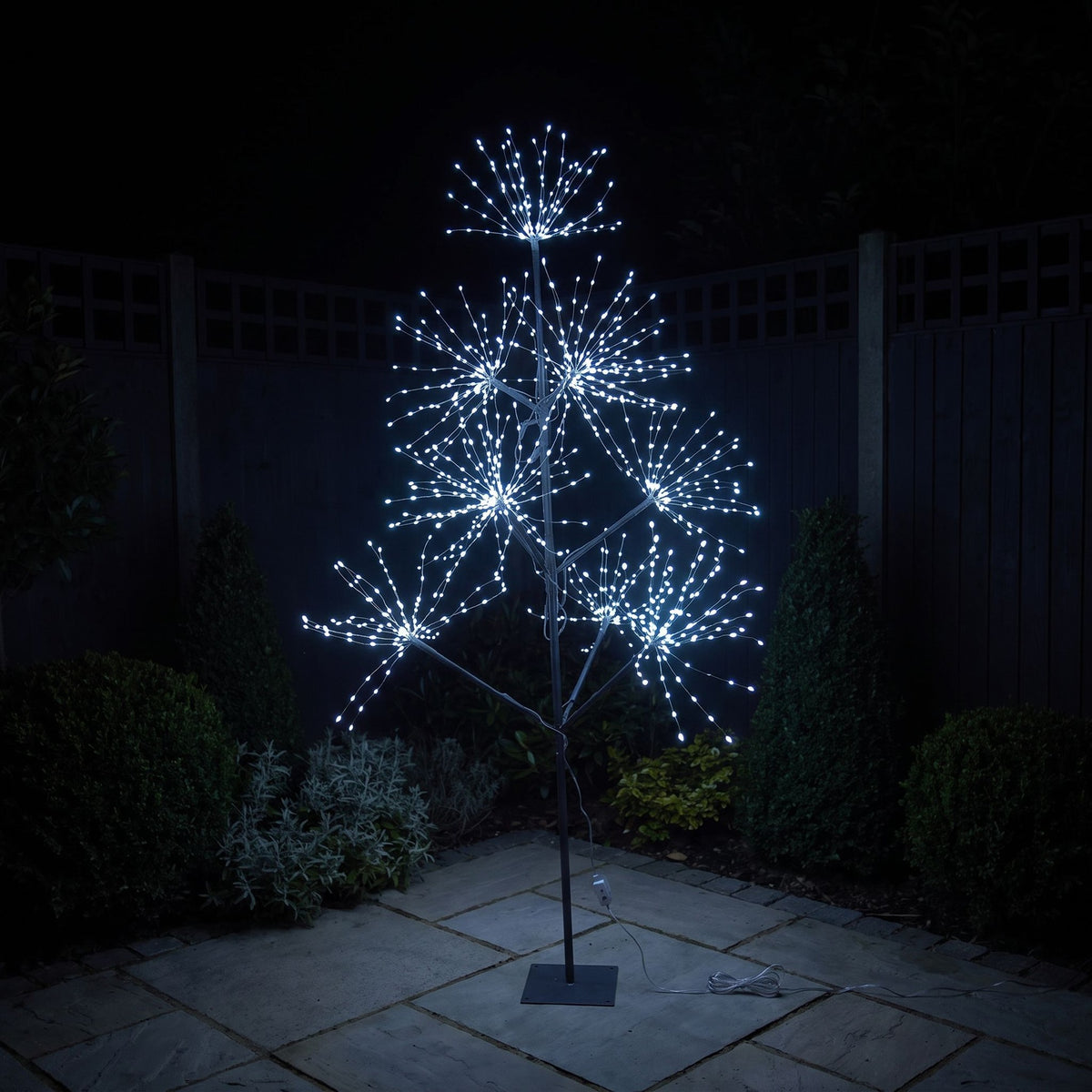 6ft (1.8m) Light Up LED Firework Artificial Christmas Tree with APP control