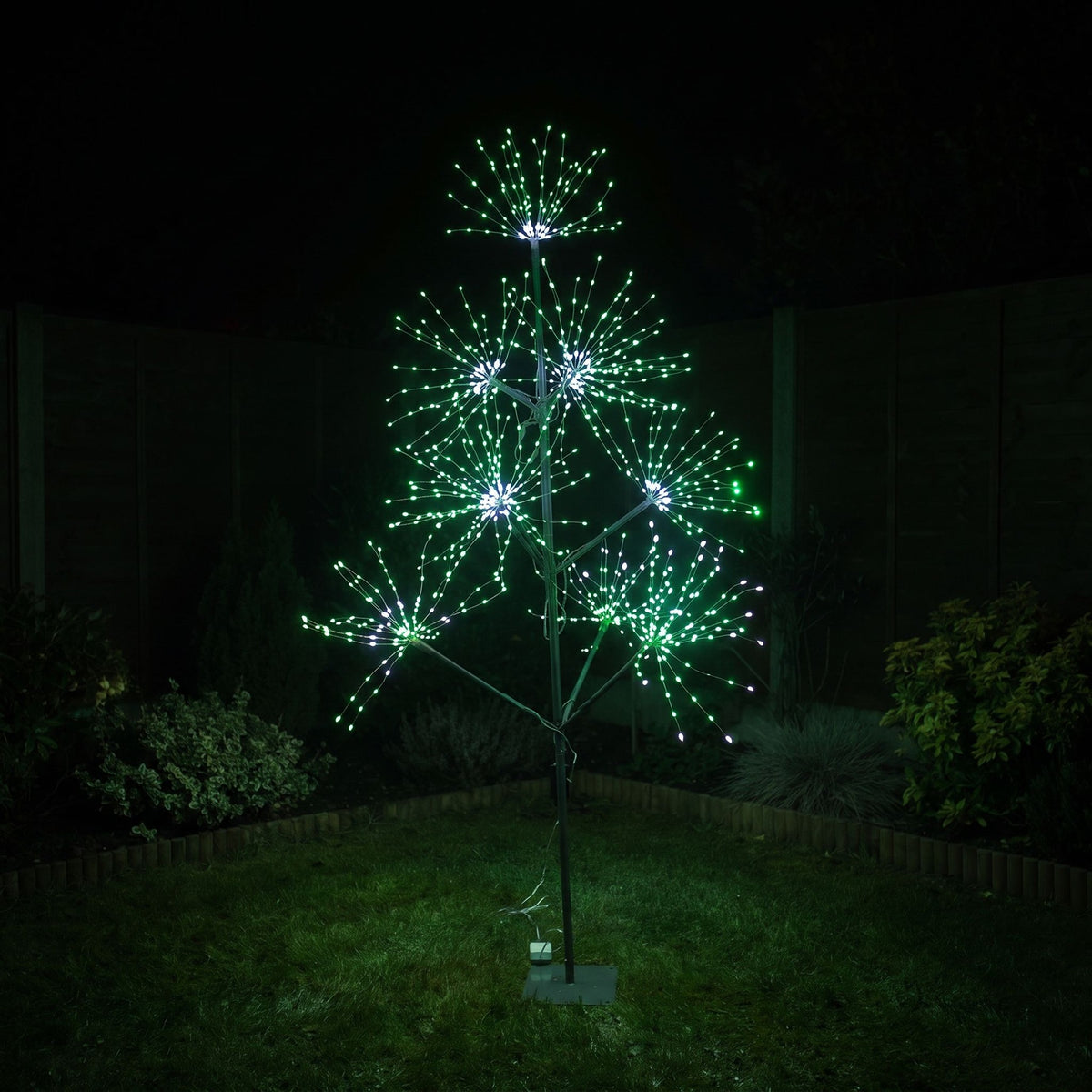 6ft (1.8m) Light Up LED Firework Artificial Christmas Tree with APP control
