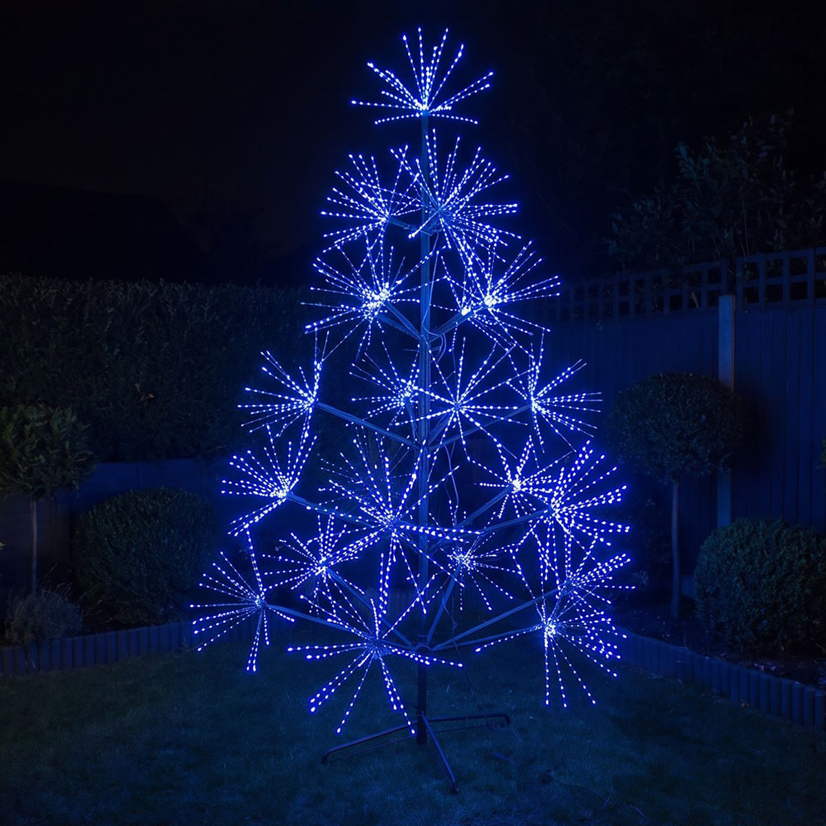 9ft (2.7m) Light Up LED Firework Artificial Christmas Tree with APP Control