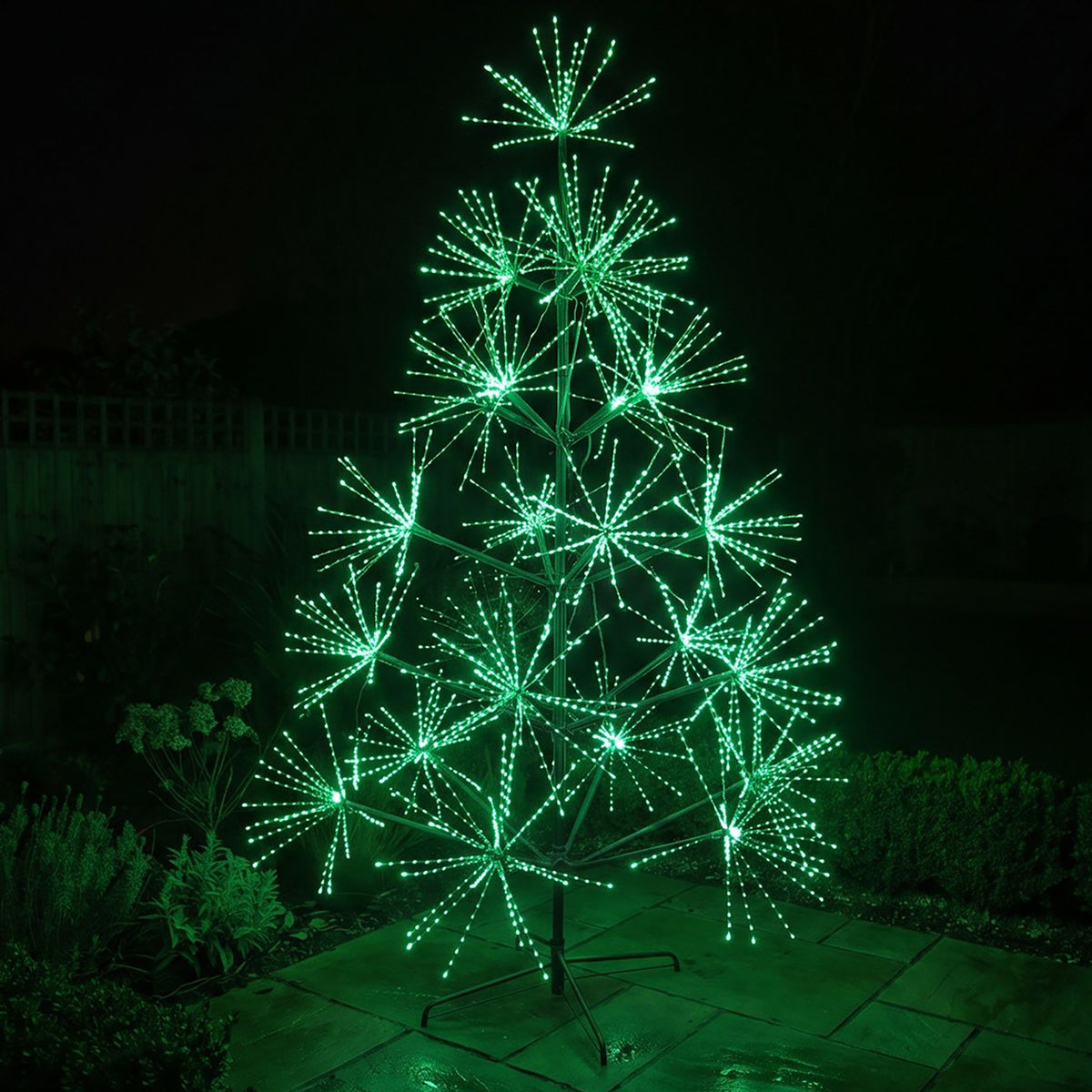9ft (2.7m) Light Up LED Firework Artificial Christmas Tree with APP Control