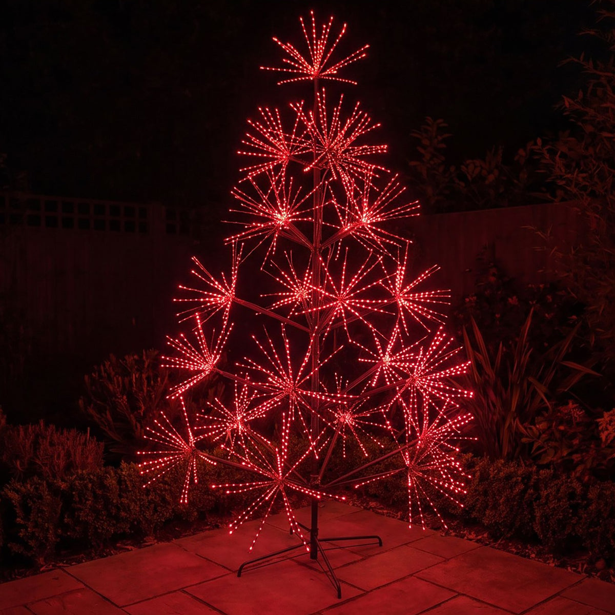 9ft (2.7m) Light Up LED Firework Artificial Christmas Tree with APP Control