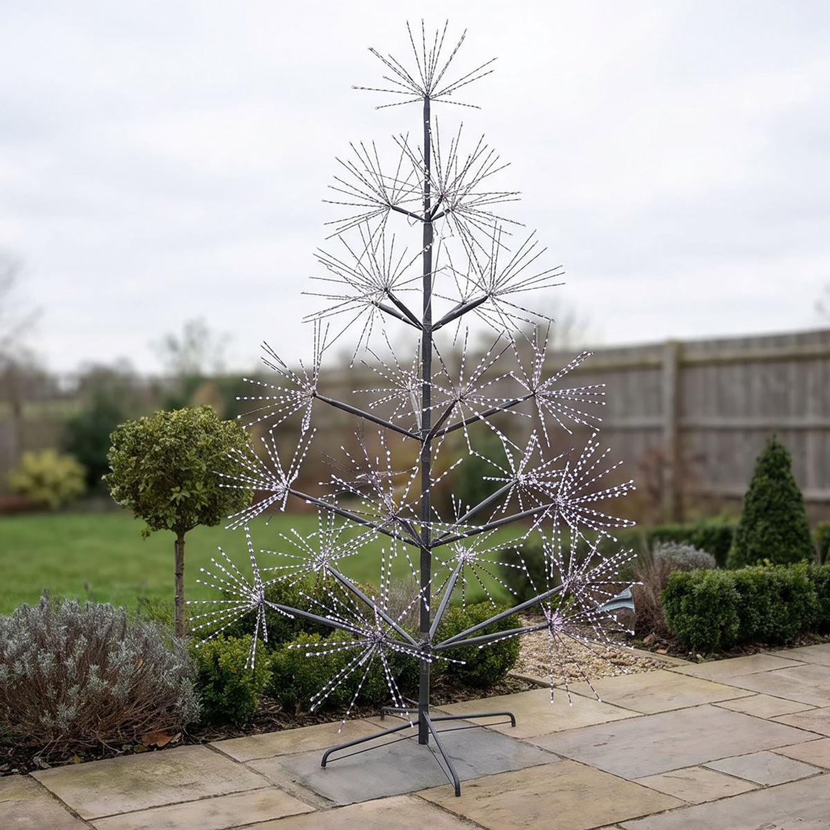 9ft (2.7m) Light Up LED Firework Artificial Christmas Tree with APP Control