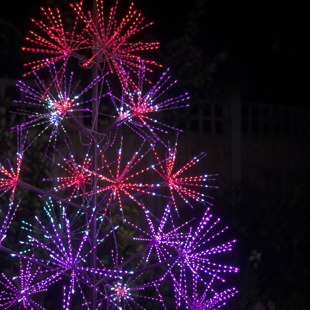 9ft (2.7m) Light Up LED Firework Artificial Christmas Tree with APP Control