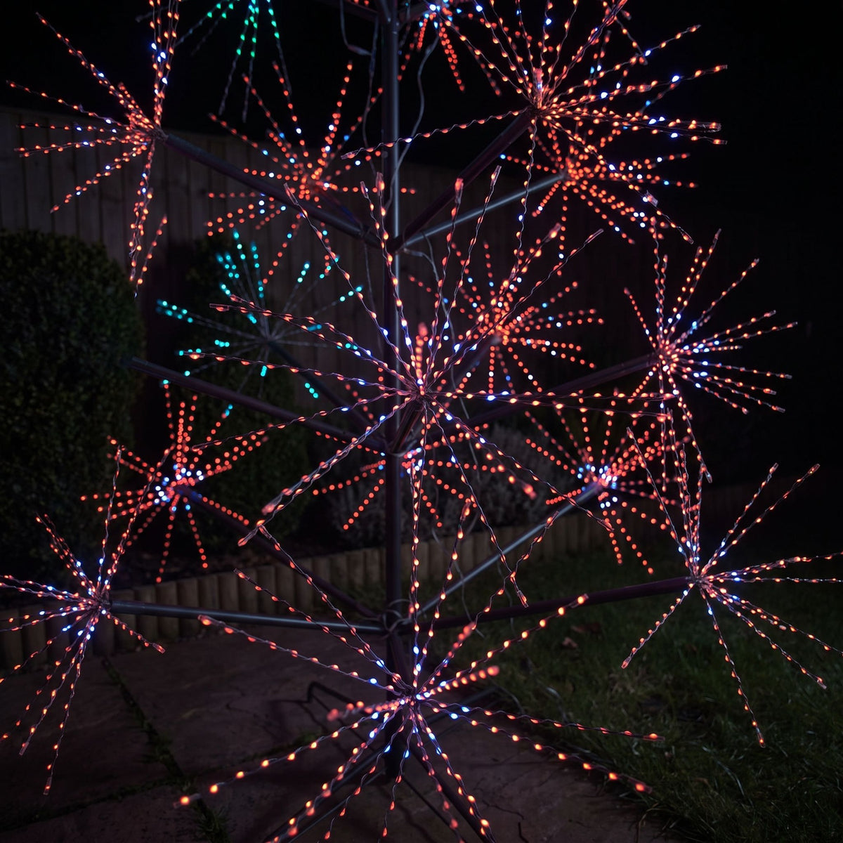 9ft (2.7m) Light Up LED Firework Artificial Christmas Tree with APP Control
