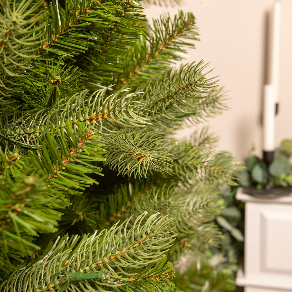 Clarendon Artificial Pre-Lit PE Christmas Tree 6.5FT, 7.5FT