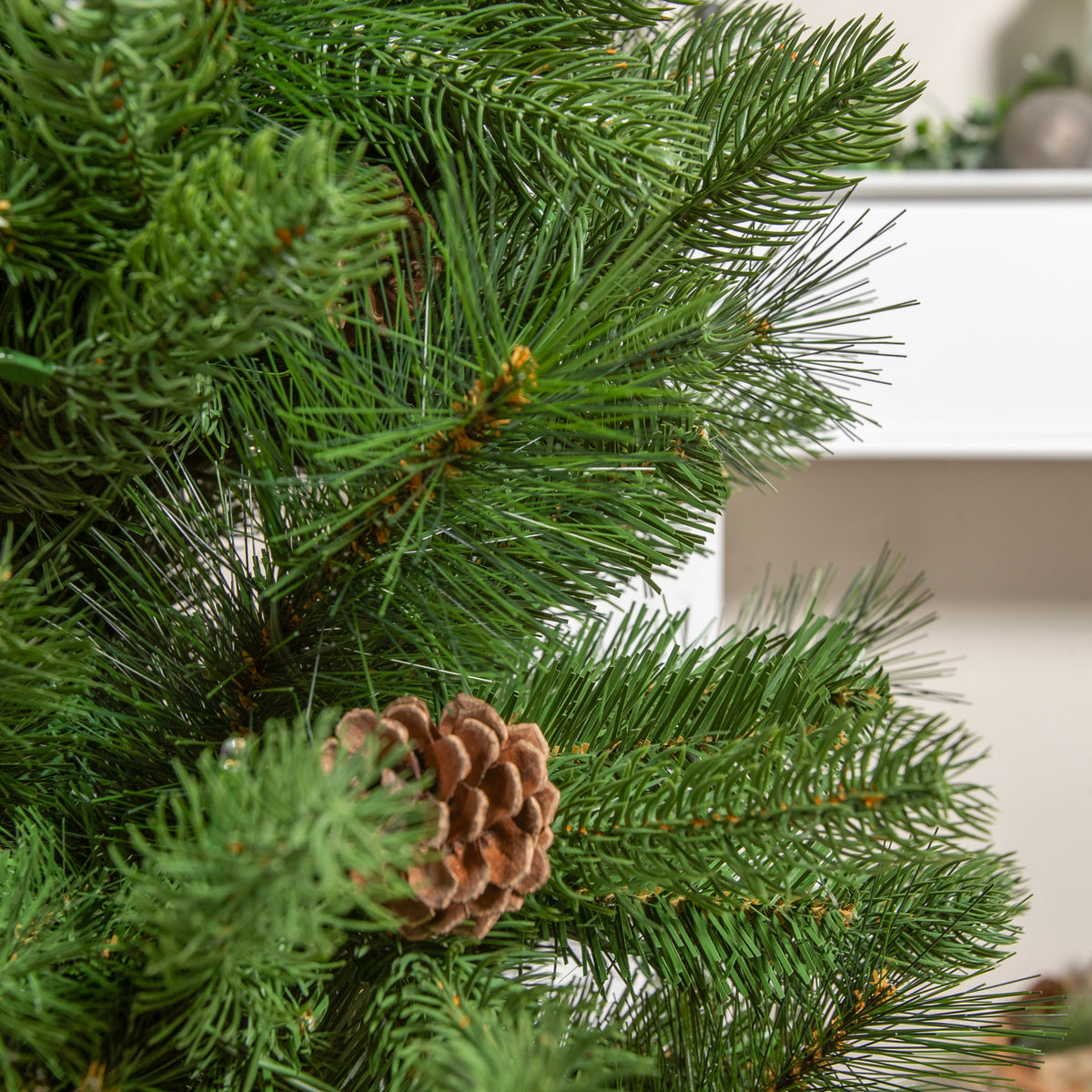Stirling Pre-Lit PVC Potted Artificial Christmas Tree 4FT