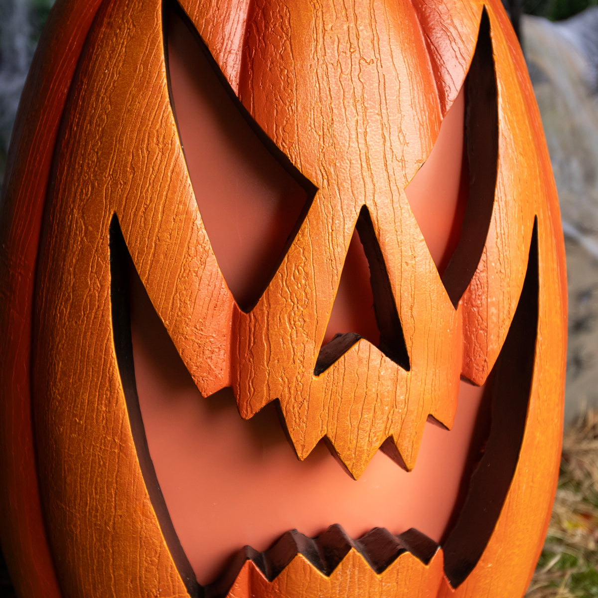 69cm Halloween Pumpkin Ornament with Warm White LED Lights