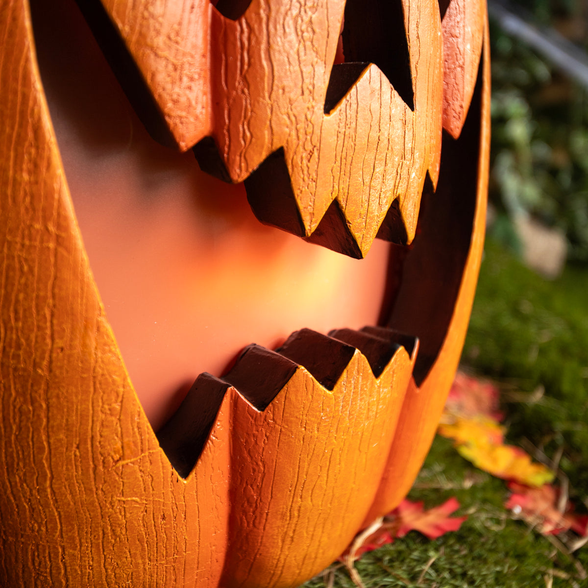 69cm Halloween Pumpkin Ornament with Warm White LED Lights