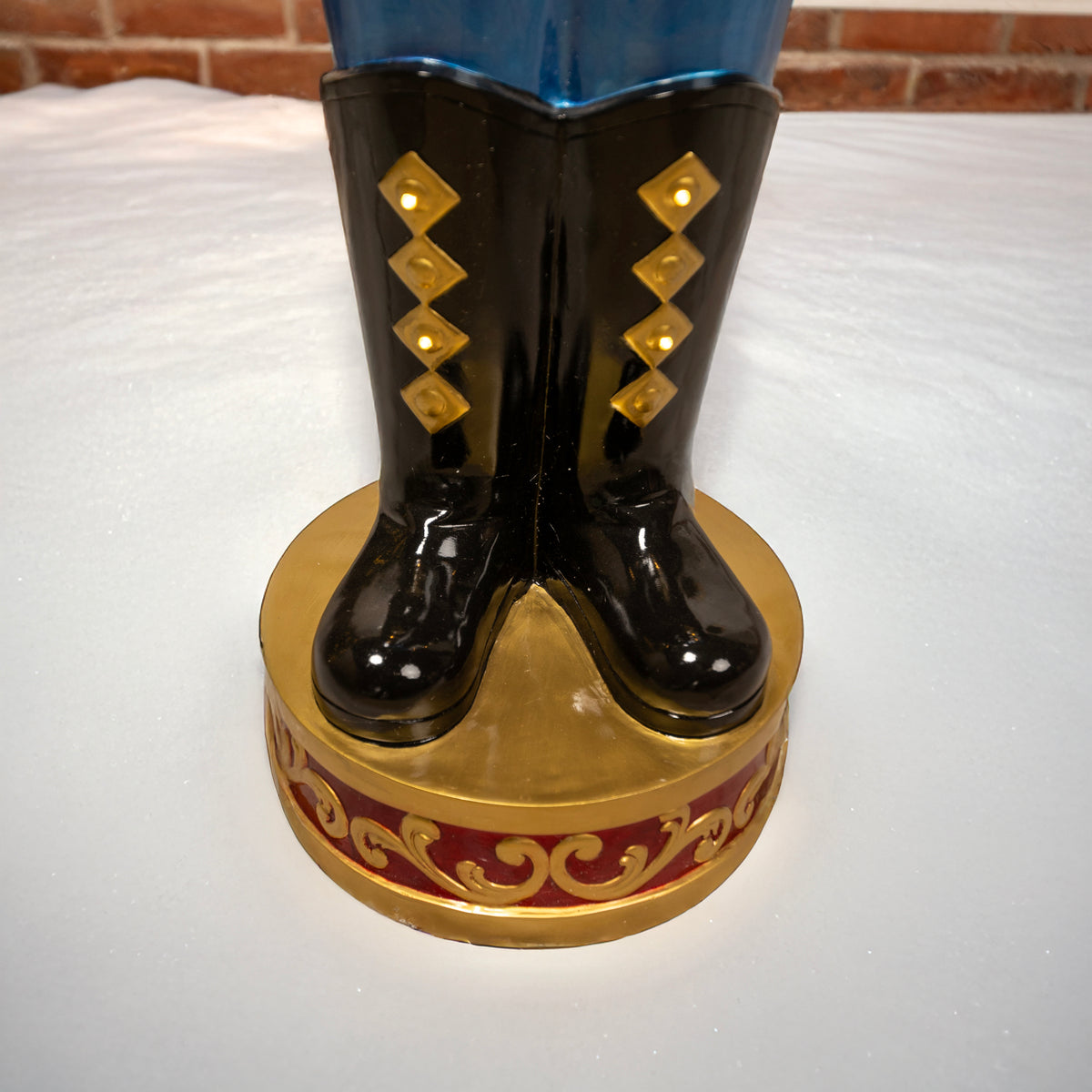 5.5ft Traditional Christmas Nutcracker Soldier - Red, Blue and Green with LED Lights