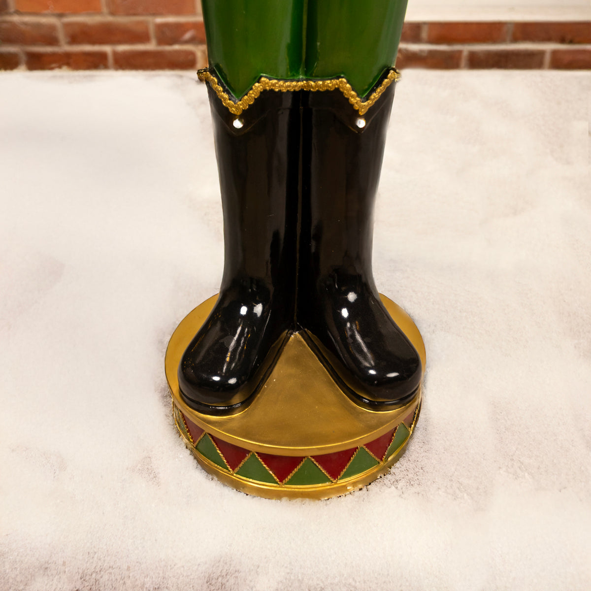 5ft Traditional Christmas Nutcracker Soldier - Red and Green with LED Lights