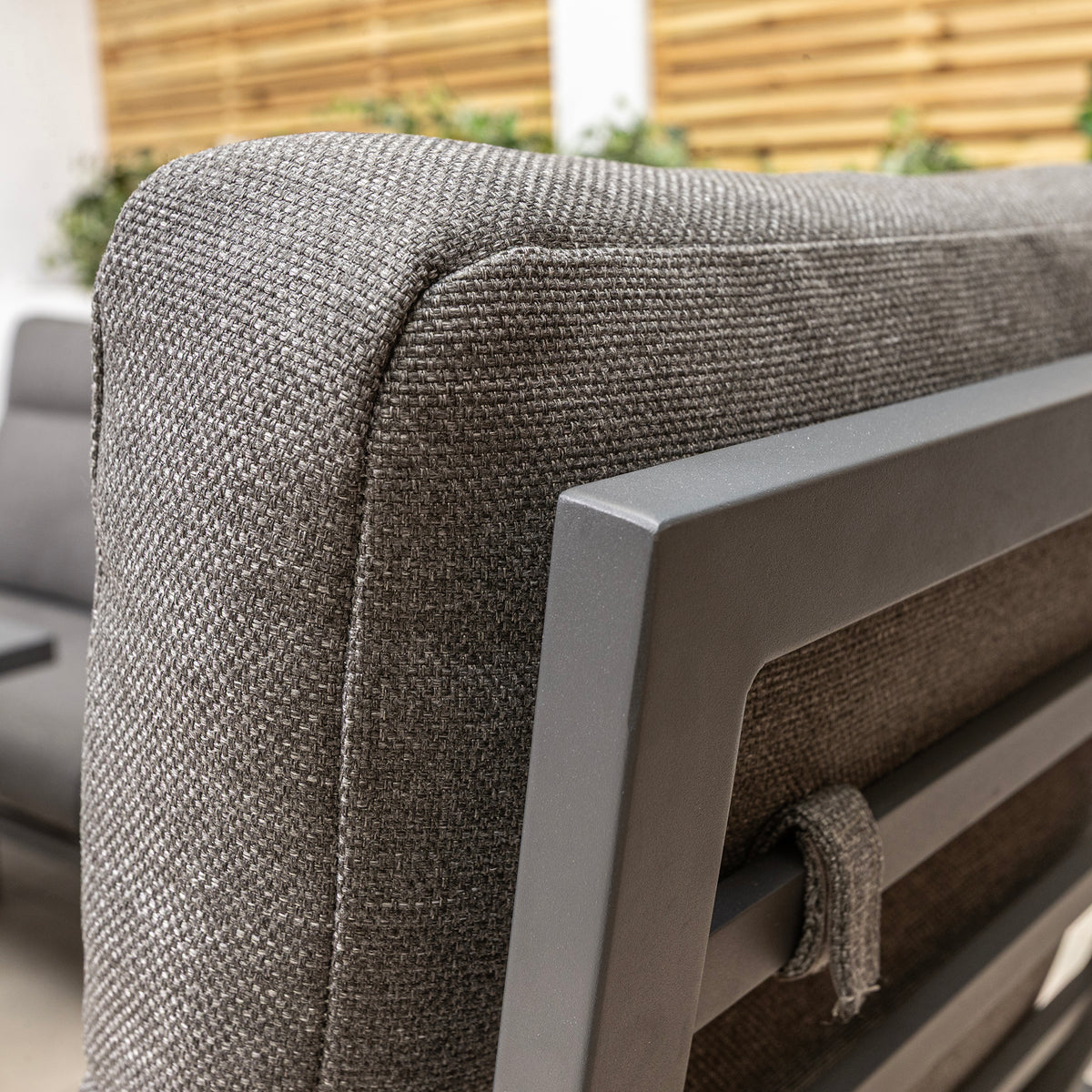 Bracken Outdoors Albany Aluminium Garden Furniture Duo Recliner Set with Side Table