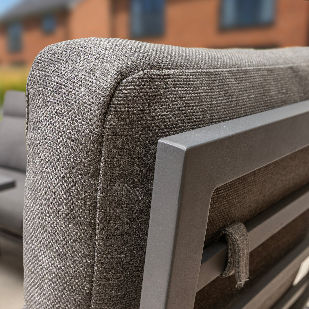 Bracken Outdoors Albany Aluminium Garden Furniture Lounge Sofa Set with Height Adjustable Table