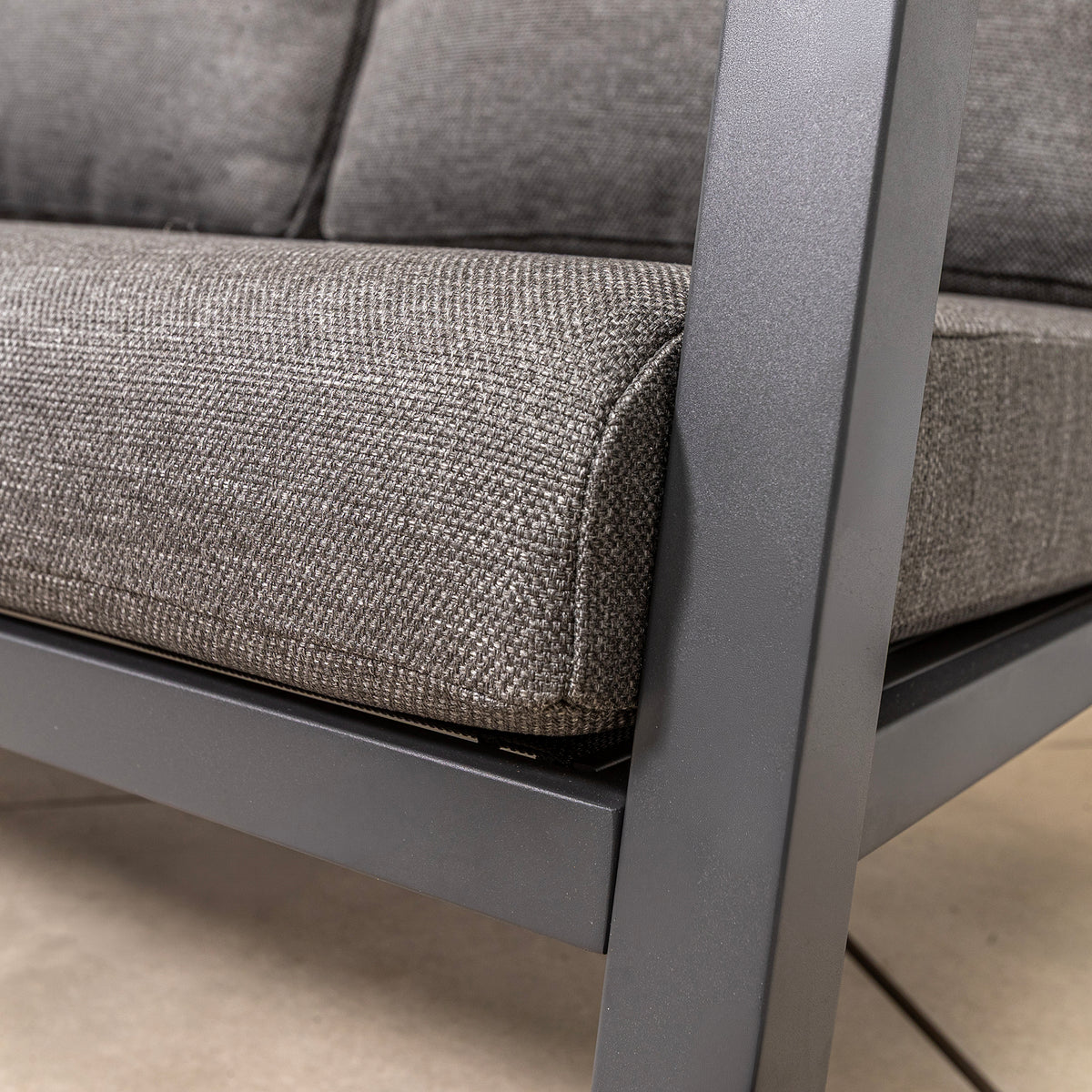 Bracken Outdoors Albany Aluminium Garden Furniture Lounge Sofa Set with Height Adjustable Table