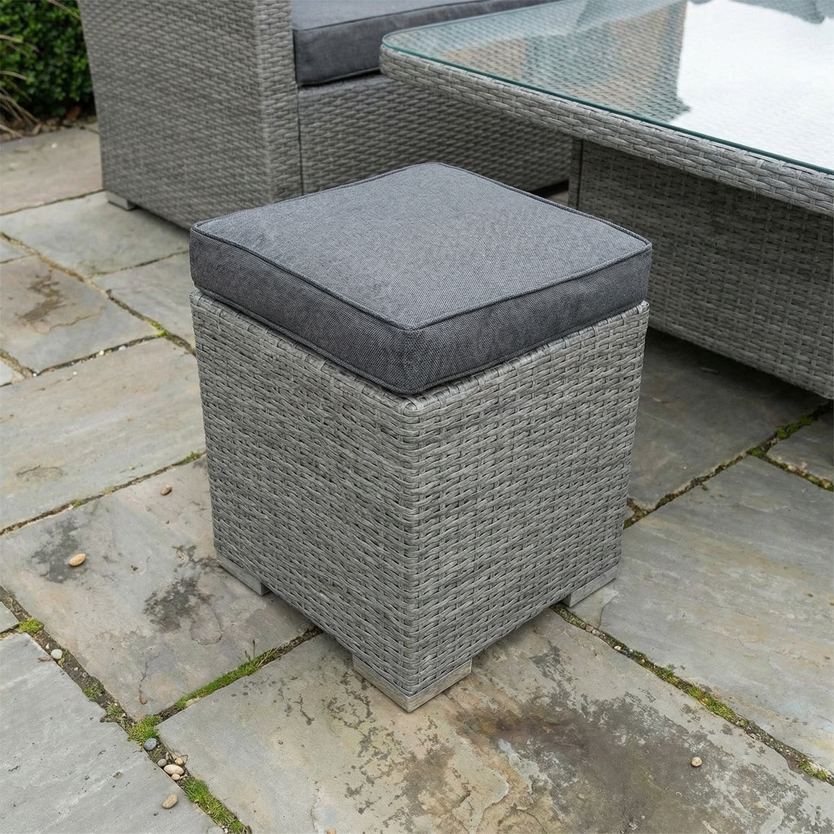 Bracken Outdoors Dakota Square Corner Sofa Garden Furniture Set with Height Adjustable Table