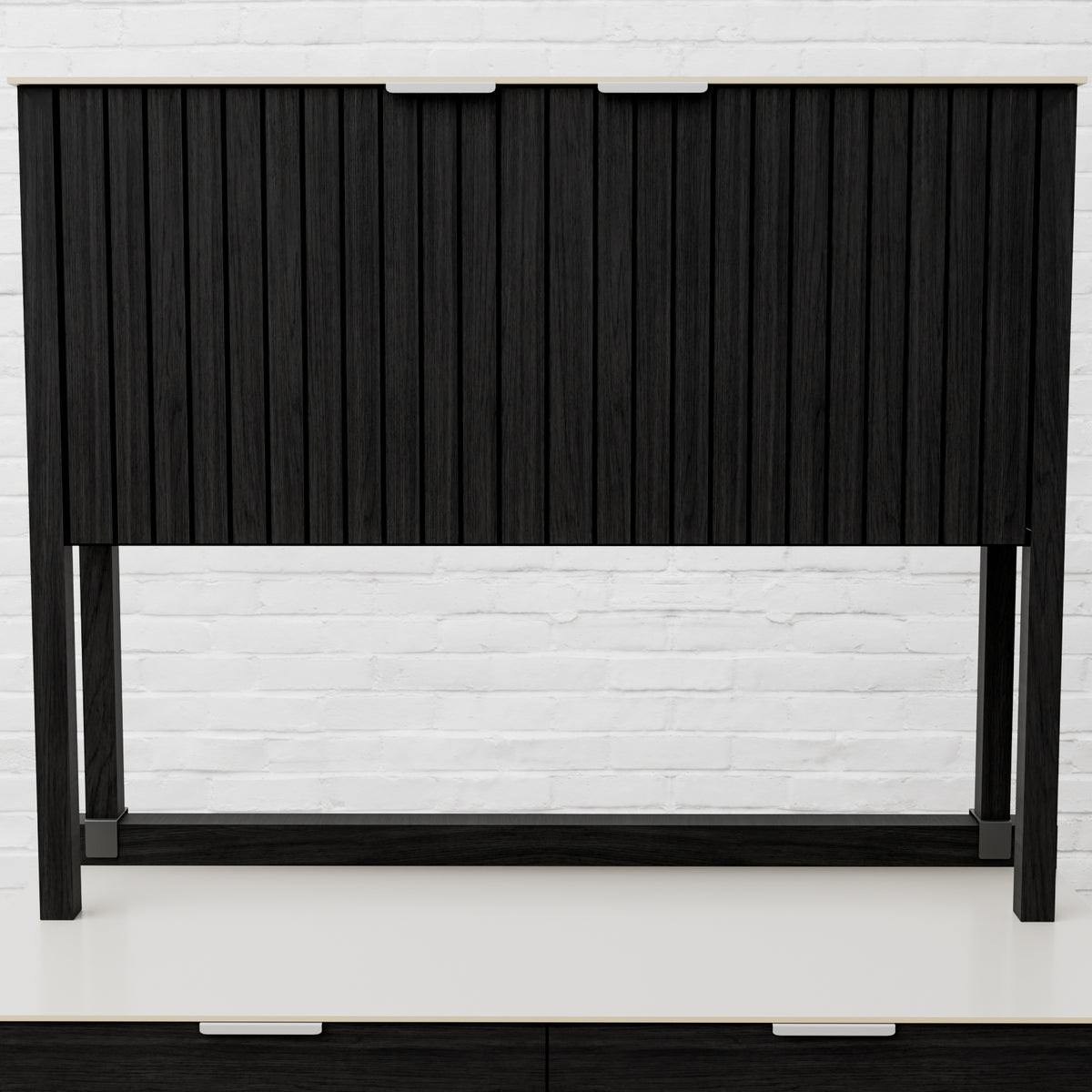 Draco Grills Teak Carbon Line Outdoor Kitchen 2 Door Add On Cabinet with Ceramic Top