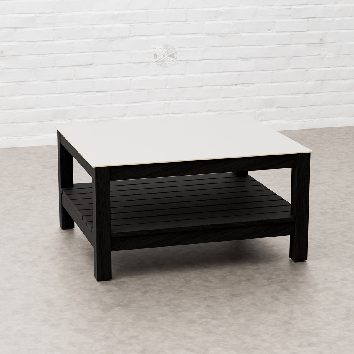 Draco Grills Teak Carbon Line Modular Outdoor Kitchen 70cm Kamado Table with Ceramic Top
