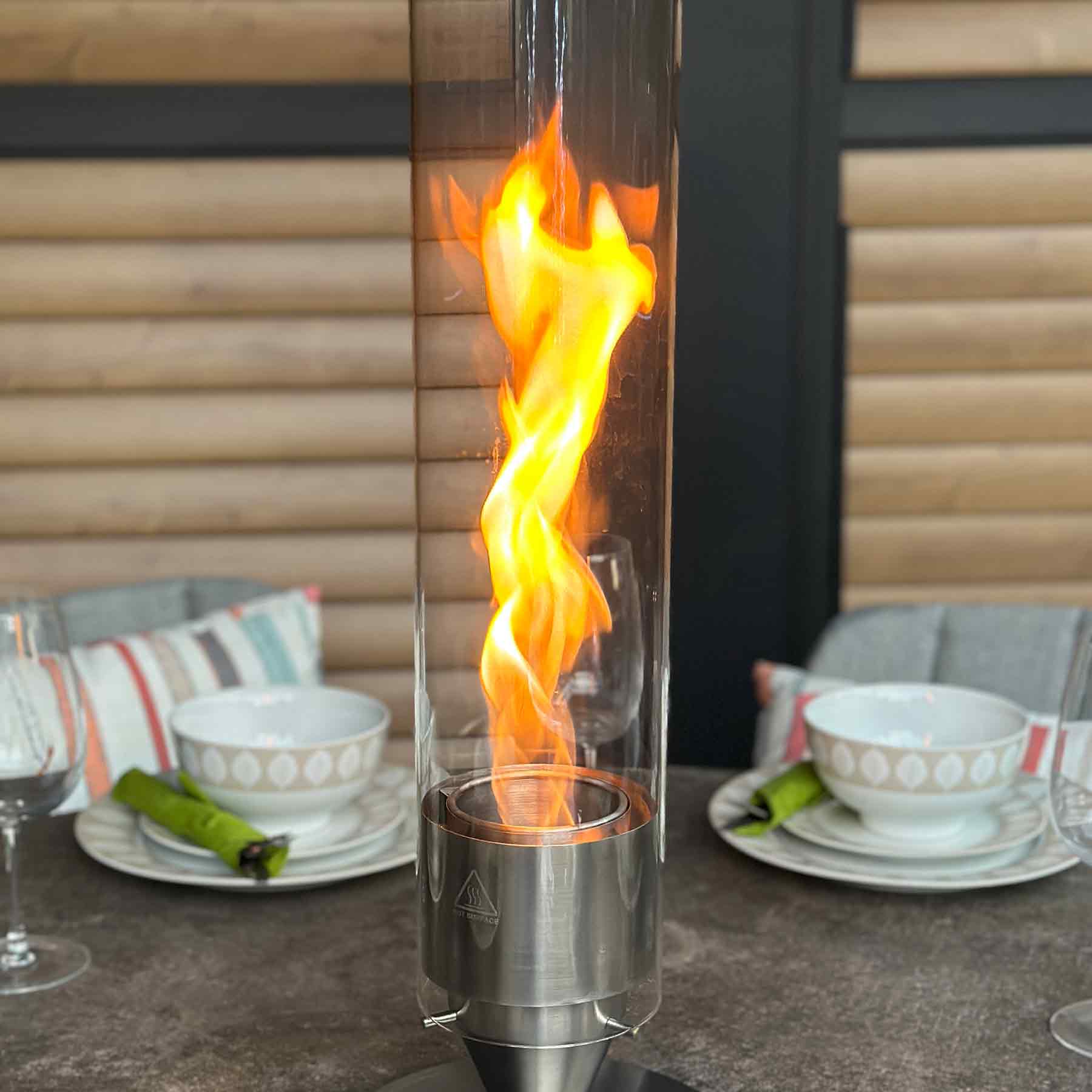 Bracken Outdoors Garden Lighting Vortex Bio-Ethanol Fire Lamp - Large ...