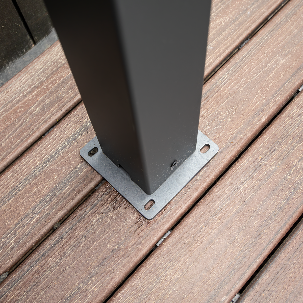 Bracken Outdoors Aurora 3m x 3m Anthracite Grey Square Garden Pergola