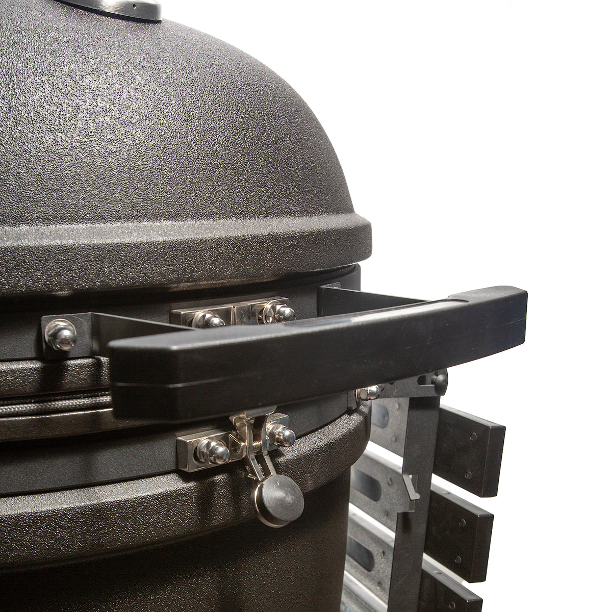 Draco Grills Teak Carbon Line Cabinet Table with Kamado Egg 22&quot; (60cm)