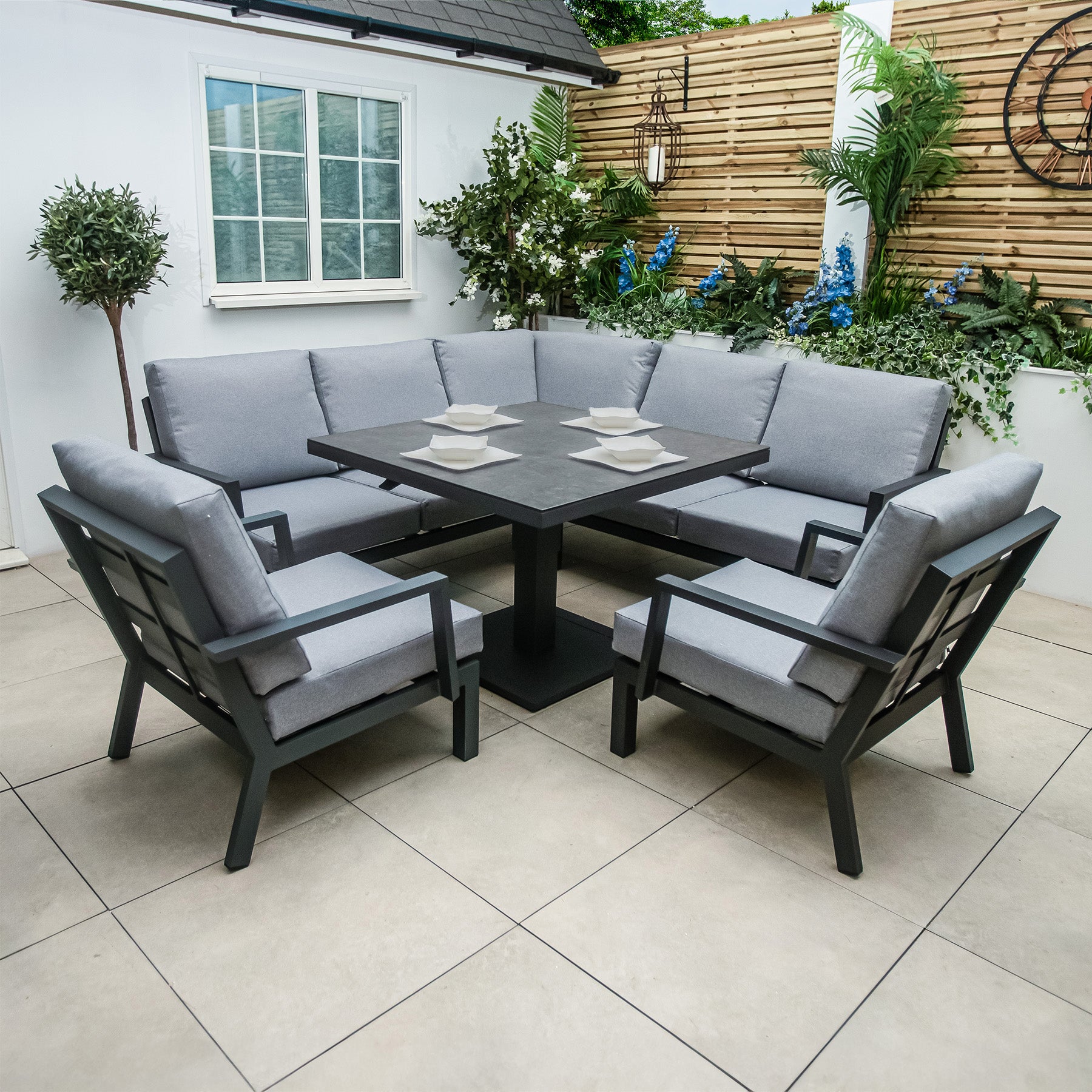 Aluminium Garden Table And Chairs Aluminum Garden Furniture Sets