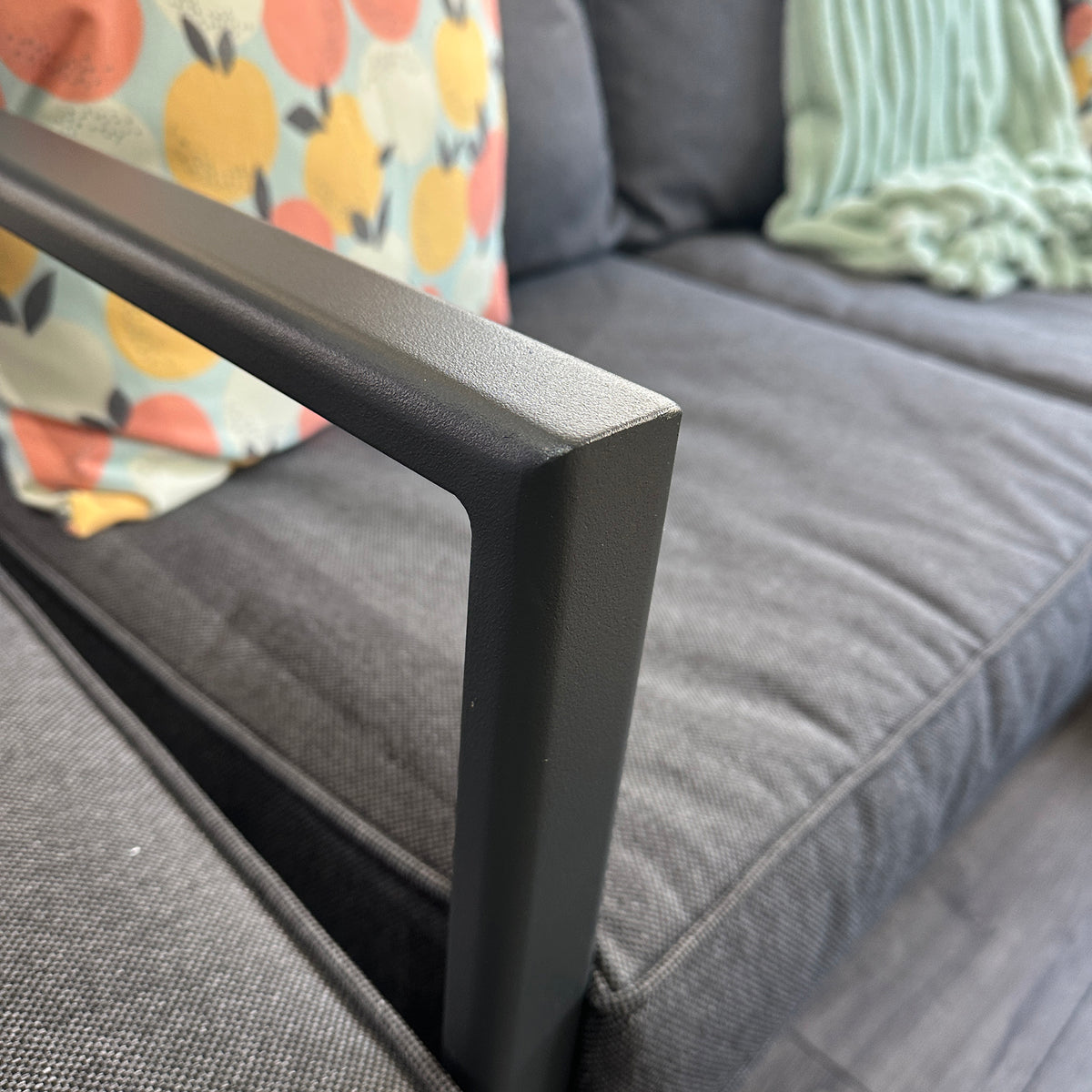 Bracken Outdoors Vancouver Aluminium Corner Garden Sofa Set with Coffee Table