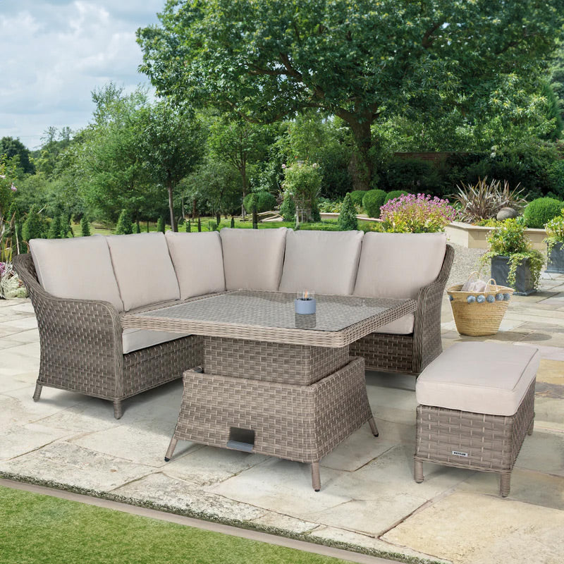Kettler Charlbury Signature Casual Dining Mini Corner Rattan