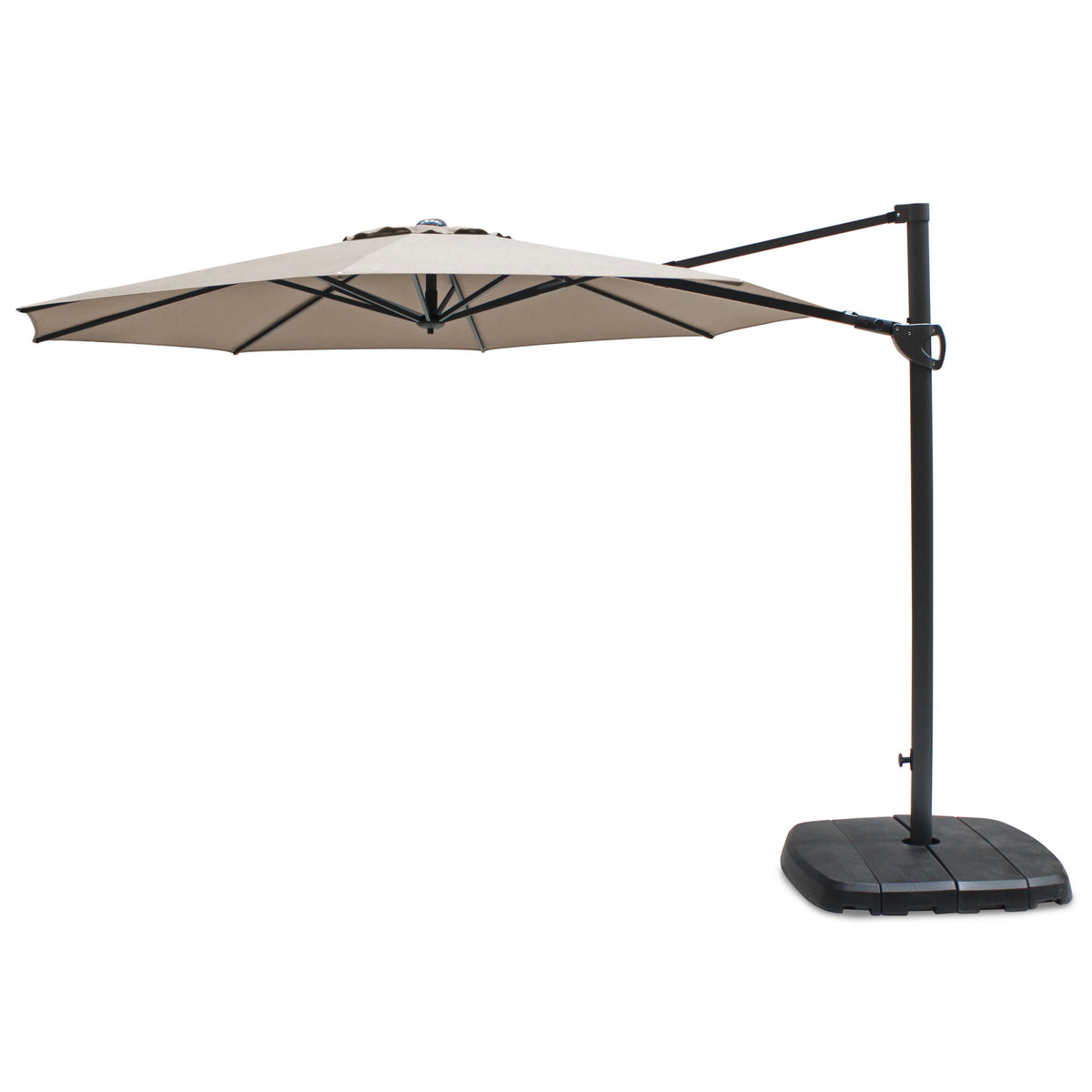 Kettler Stone 3m Round Free Arm Cantilever Parasol