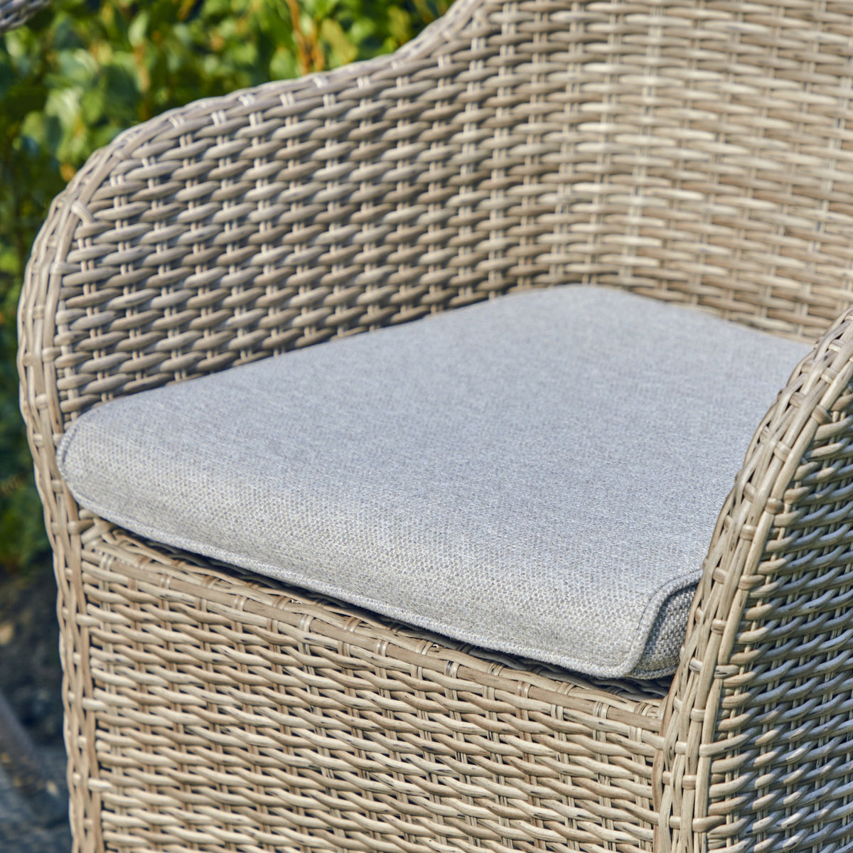 LG Outdoor Monte Carlo Sand Rattan Weave Bistro Two Seat Garden Furniture Set