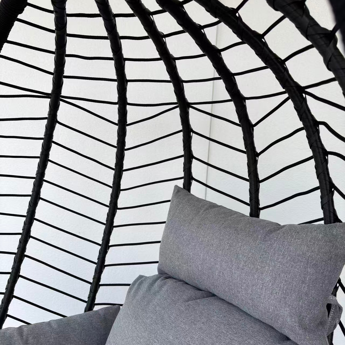 Bracken Outdoors Lindos Rope Folding Hanging Egg Chair