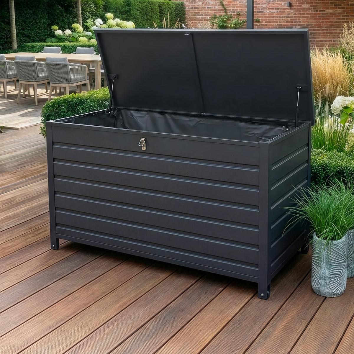Bracken Outdoors Rhino Small Aluminium Cushion & Garden Storage Box