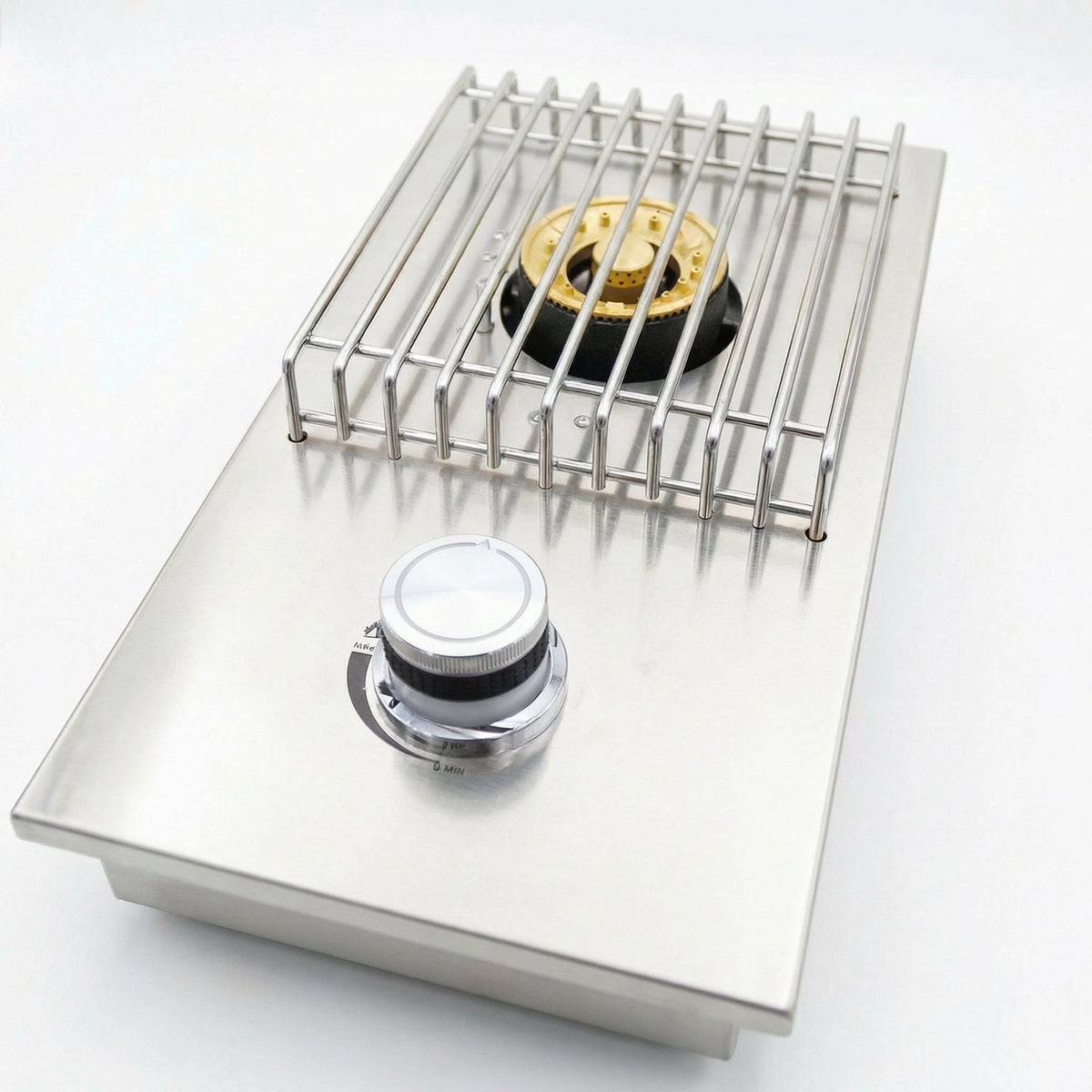 Draco Grills Outdoor Kitchen Stainless Steel Build In Single Burner with Removable Lid