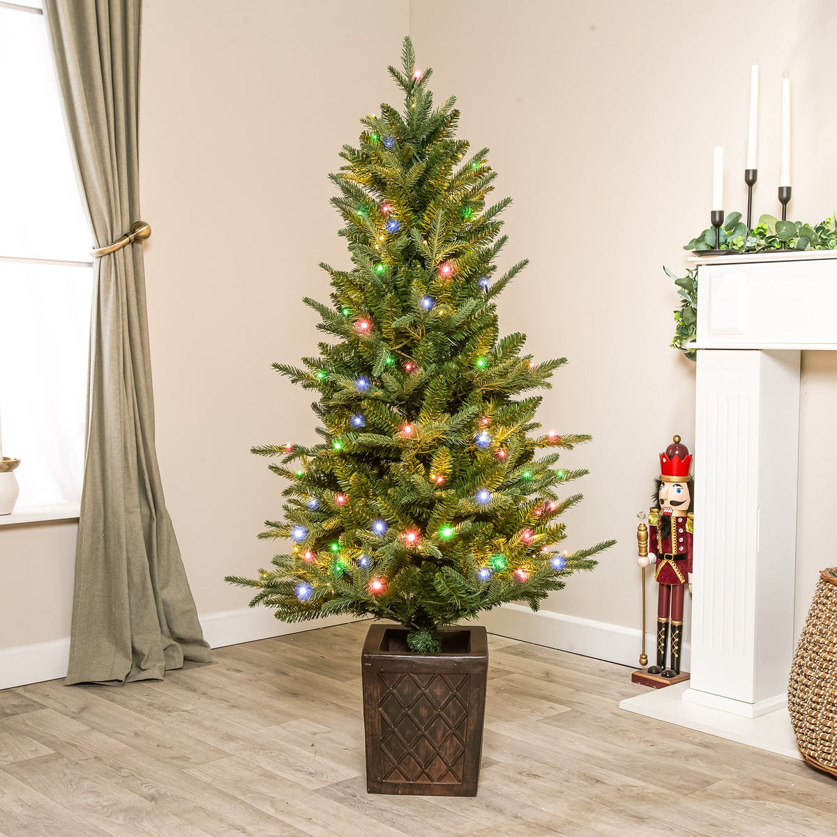 Winchester Fir Artificial Pre-Lit PE Christmas Tree 4.5FT