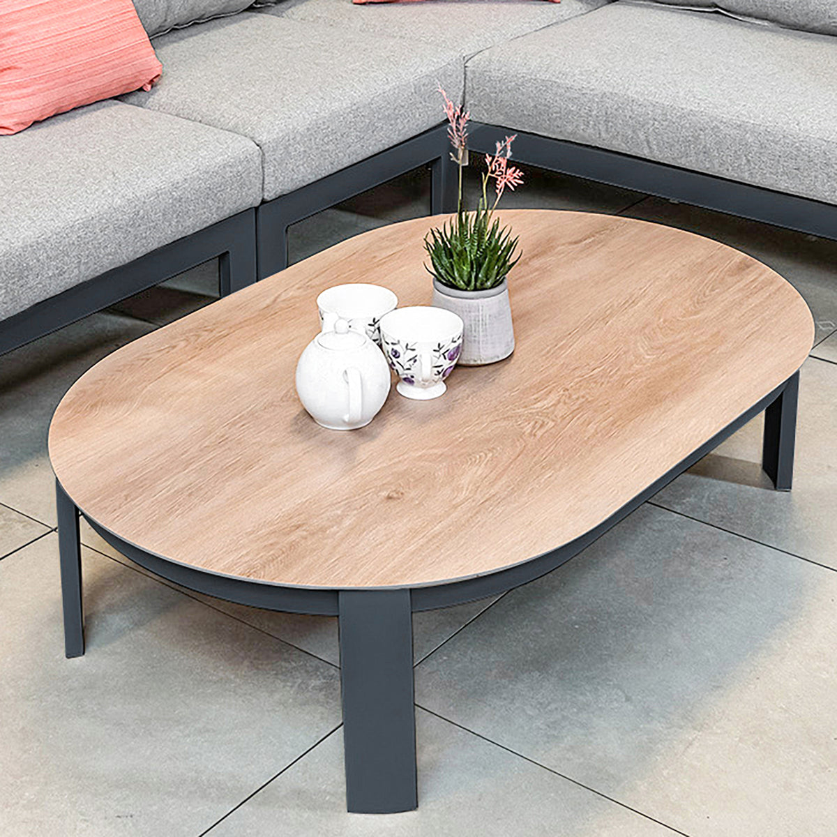 Bracken Outdoors Nevada Grey Aluminium Coffee Table