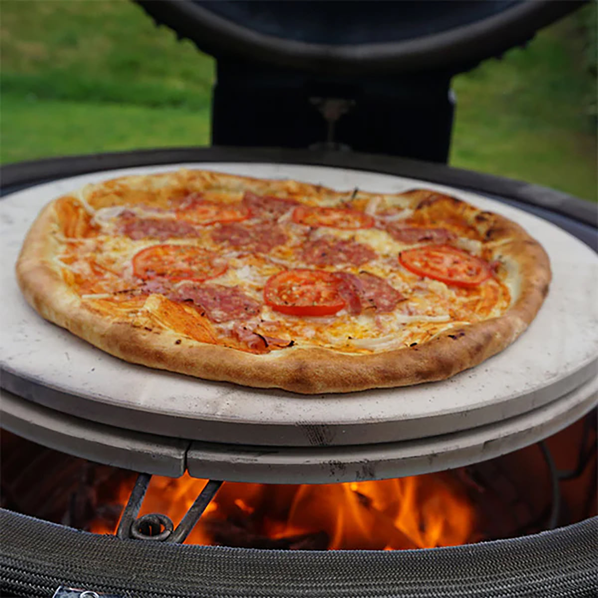 Draco Grills Round Pizza Stone to Fit 56cm (22in) Kamado Grill
