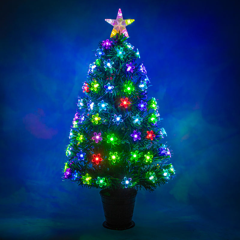 Fibre Optic Christmas Trees Garden Trends