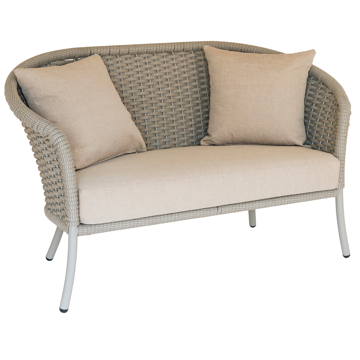 Alexander Rose Cordial Curved Top Lounge Sofa - Beige
