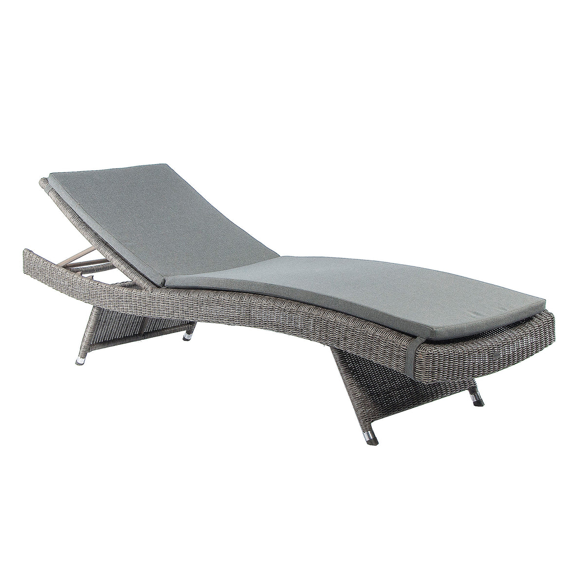 Alexander Rose Monte Carlo Folding Sunbed with Cushion