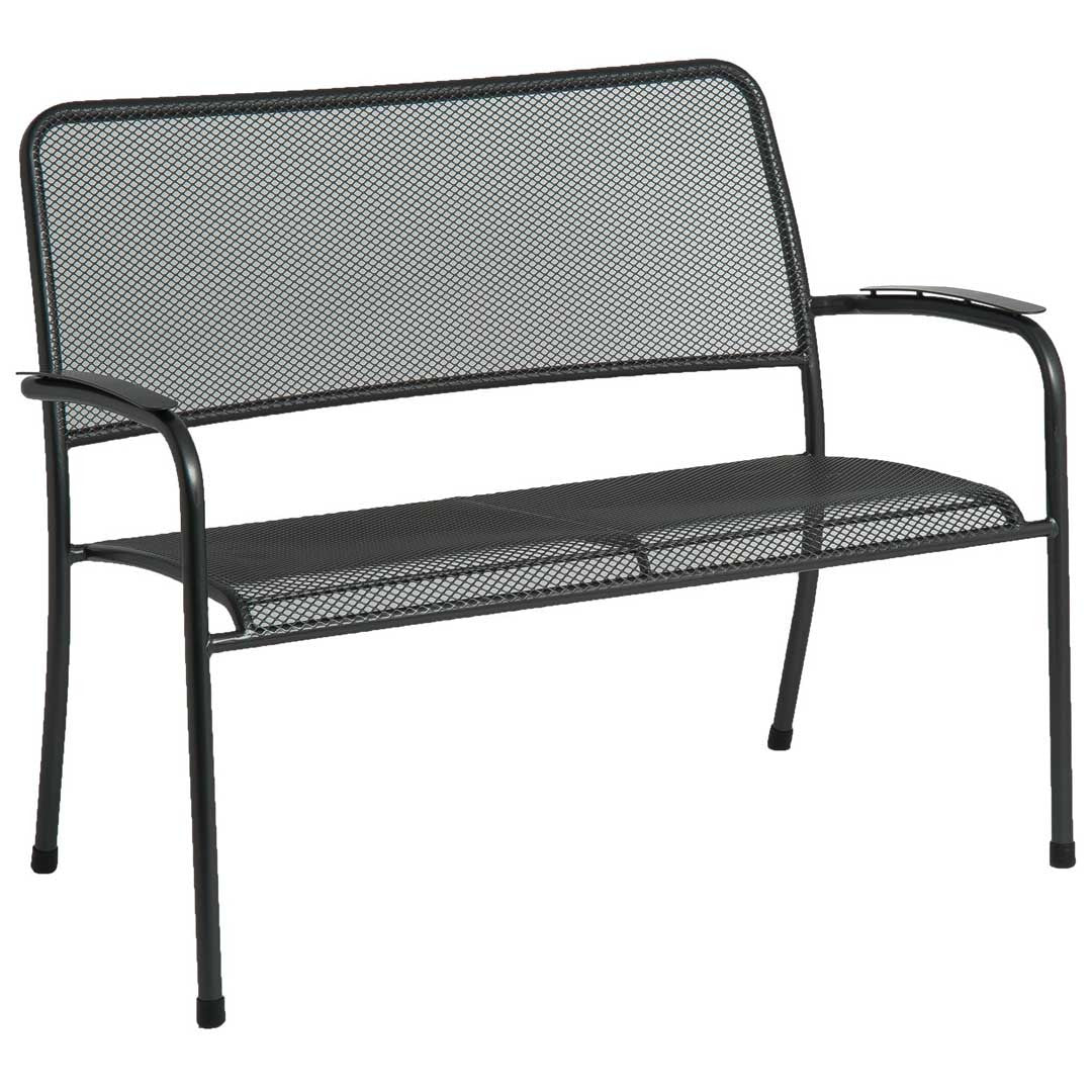 Alexander Rose Portofino Metal Garden Bench Garden Trends