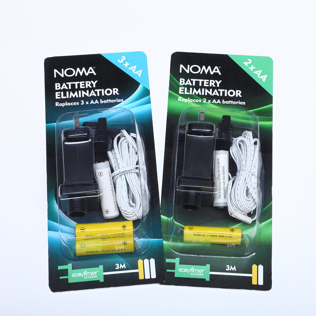 Noma Christmas Battery Eliminator with Easy Timer - 2 x AA batteries